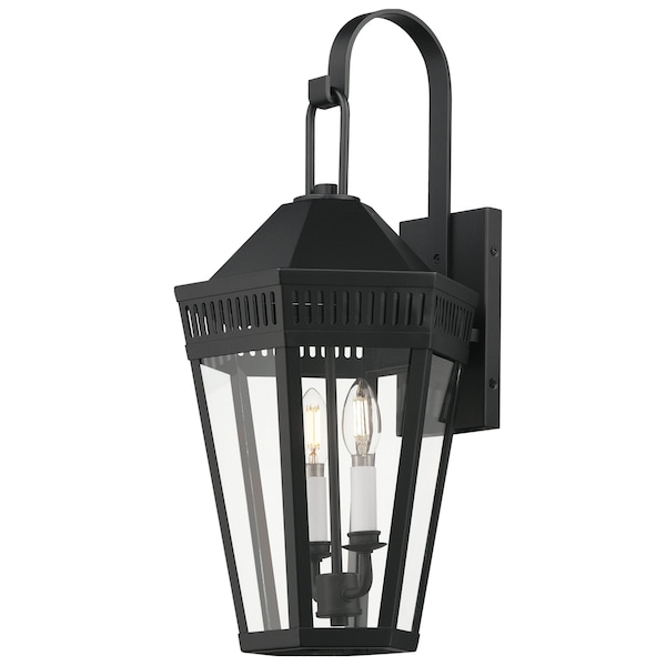 Maxim Lighting Oxford Outdoor 2-Light Wall Sconce, Black 30594CLBK - main